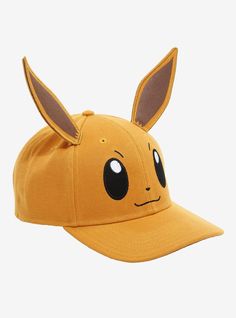 Pokemon Headbands, Evee Pokemon, Hat Free Crochet Pattern, Pokemon Hat, Pokemon Sketch, Pokemon Eevee, Protect Yourself, Snapback Hat, Hot Topic