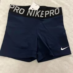 Nike Women “Dri Fit” Blue Shorts Amazon Workout Clothes, Blue Nike Pros, Sport Nike, Nike Pro Women, Gym Outfits, Modern Disney