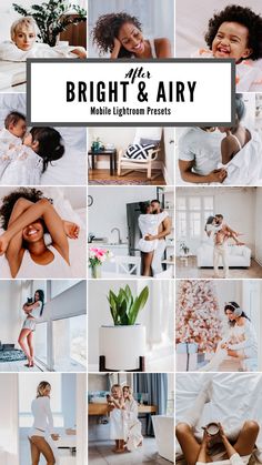 bright and airy mobile lightroom presets