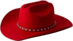 Red Western Hat Bands For Winter, Western Style Red Hat Bands For Winter, Western Red Hat Bands For Winter, Fitted Red Western Felt Hat, Red Western Style Hat Band For Rodeo, Red Western Hat Bands For Rodeo, Red Western Hat For Western-themed Events, Western Style Red Felt Hat For Rodeo, Western Red Felt Hat For Rodeo