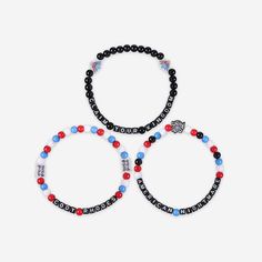 A whole new way to rep your favorite superstar in style is here. Step up your fan fashion sense with this Cody Rhodes WWE 3 Pack Beaded Friendship Bracelet. These matching friendship bracelets have an all-over team-colored design and team logo displays, which makes them the perfect way to show your support for The American Nightmare from the opening bell to pinfall, and every day in between. Features All-over team-colored design: These adult friendship bracelets are covered in the official Cody Adult Friendship Bracelets, Cody Rhodes Wwe, Matching Friendship Bracelets, American Nightmare, Cool Friendship Bracelets, Tea Display, Bracelet String, Friendship Bracelets With Beads, Cody Rhodes