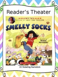 an image of smelly socks with the title reader's theater written in english