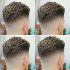 Medium Fade Haircut, Slick Back Haircut, Mid Fade Haircut, Mens Hairstyles Fade, Gents Hair Style, Mid Fade, Mens Hairstyles Thick Hair, Beard Hairstyle, Men Hair Color