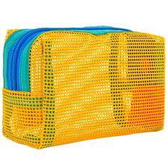 See your Stuff with our Mesh Bag Collection! The perfect small case for whatever you need to store- fit your essentials on the go! Use it as a makeup bag, art supply case, a place to store your stamp collection, toiletry bag, travel tech, and more! Tear resistant 100% vinyl coated mesh 5" height x 6" width x 2.5" depth, 3 oz Made in Los Angeles, California Bike Seat Bag, Mate Idea, Small Knitting Projects, Diy Makeup Bag, Circle Purse, Mesh Backpack, Quilted Backpack, Velcro Patches, Travel Tech