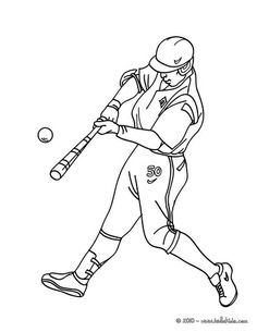 a drawing of a baseball player swinging a bat at a ball with the catcher behind him