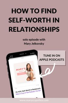 In this solo episode, Mary shares her personal journey of finding self-worth in her romantic relationships. As someone who has been in many tumultuous, toxic relationships, Mary wants you to know that you are worthy of healthy, romantic love. She shares some tips that will help you realize your worth, boost self esteem and stop settling for less than you deserve. #selfworth #relationshiptips #maryscupoftea Acceptance Quotes, How To Be Healthy, Living A Healthy Lifestyle, Body Acceptance