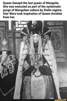 an old black and white photo of a woman in costume