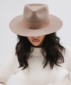 Better than your grandfather's fedora. Modern + sharp, Miller is a classic staple with a modern feel. We consider this style to have a tall, defined pinched fedora crown + a structured wide flat brim. Miller features a hand-sewn suede band that layers seamlessly with additional hat accessories. Statement Hat, Measuring Stick, Womens Fedora, Fedora Hat Women, Hat Accessories, Halo Style, Wearing A Hat, Find Color, Felt Hat