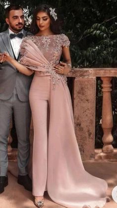 Jumpsuit Evening Gown, Classy Women Outfits Dresses, Jumpsuit Outfit Soiree, Soiree Jumpsuits For Hijab, Classy Jumpsuit Outfits Chic, Classy Jumpsuit Outfits Wedding, Jumpsuits For Women Wedding, Soiree Jumpsuits, Jumpsuit Soiree