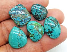 Turquoise Natural Stones For Jewelry Making, Turquoise Gemstones For Healing, Tibetan Turquoise, Genuine Turquoise, Turquoise Gemstone, Tibet, Turquoise Stone, Gems, Display Homes