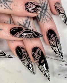 Nail Art Noir, Black Nail Art