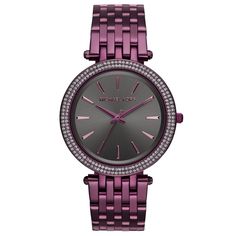 Modern Purple Watch With Round Dial, Purple Quartz Watch Accessory With Round Dial, Purple Chronograph Watch Accessories With Round Dial, Purple Analog Watch, Luxury Purple Watches For Formal Occasions, Luxury Purple Watch For Formal Occasions, Brand Watches Women, Purple Watch, Purple Hands