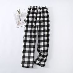 Season:Winter,Fall; Fabric:Flannel; Sleeve Length:Long Pant; Gender:Women's; Quantity:1 PCS; Closure:Tie Closure; Nightwear Style:Pjs,Nighty,Pants,Pajamas; Style:Simple,Comfort,Fashion,Sweet; Elasticity:Micro-elastic; Occasion:Home,Bed,Party; Age Group:Adults; Details:Pocket; Function:Breathable,Warm,Gift; Pattern:Grid / Plaid; Design:Elastic Waist,Print; Hips:; Length:; Waist:; Print Type:Other Prints Flannel Pjs Women, Cute Fall Pjs, Cozy Sleep Pants With Elastic Waistband, Cozy Pajama Party Bottoms With Elastic Waistband, Cozy Bottoms With Elastic Waistband For Pajama Party, Wide Leg Sleepwear With Elastic Waistband For Sleepover, Plaid Bottoms With Elastic Waistband For Loungewear, Elastic Waistband Full-length Sleepwear, Cozy Black Bottoms For Pajama Party