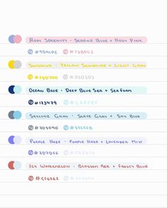 Hex Codes: How to Find and Use Them questionnairesforplanners free_planner_templates_goodnotes_2024 #digital_planning #plannerparabaixar😋 Colour Palette For Notes, Hex Color Palette Goodnotes, Goodnotes Colour Palette, Colors For Notes, Color Palette Notes, Notes Color Coding, Pastel Hex Codes, Good Notes Hex Codes, Notes Palette