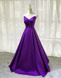 Our Email Address:lisamony@outlook.comHow to Order:How to choose color after purchaseStep 1: click on Purple A-line Gown For Banquet, Purple A-line Gown With Fitted Bodice, Dark Purple Party Dress, Party Dress Aesthetic, Purple Ball Gown, Dress Sweet 16, Satin Party Dress, Purple Party Dress, Sweet 16 Dress