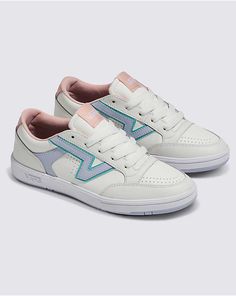 Lowland ComfyCush Shoe White Retro Skate Shoes With Cushioned Footbed, Retro White Skate Shoes With Cushioned Footbed, Tennis Vans, Tenis Vans, Vans Store, V Logo, Flying V, Classic Vans, Vans Logo