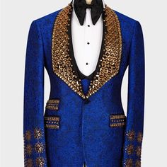 Please Allow Three Weeks For Processing And Delivery Thanks 14 Days Made To Order Limited Edition On The Site Www.Nanaloafers.Com Link In Bio Sizes 36r-50r Reasonable Offers Accepted Only Five Pieces: Jacket, Vest, Trouser, Bowtie, Shirt Material : 100% Silk Satin Tuxedo Colors, Black Tuxedo Jacket, Prom Blazers, Grey Tuxedo, Gold Suit, Blue Tuxedos, Slim Fit Tuxedo, Black Suit Jacket, Dress Suits For Men