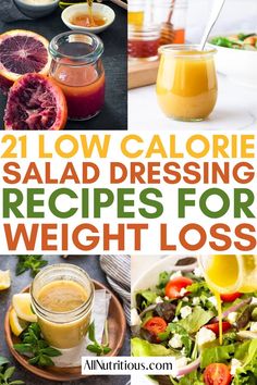 Low Calorie Asian Dressing, Healthiest Salad Dressing, Low Calorie Dressing Recipe, Low Calorie Salad Dressing Recipes, Low Fat Salad Dressing, Low Calorie Salad Dressing, Healthy Dressings, Low Fat Salads, Low Carb Salad Dressing