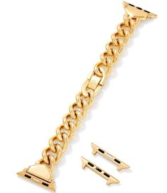 Kendra Scott Watch Band, Gold Chain Apple Watch Band, Apple Watch Gold Band, Apple Watch Chain, Apple Watch Bands Gold, Gold Apple Watch Band, Cute Apple Watch Bands, Lauren Kay Sims, Apple Watch Bands Women