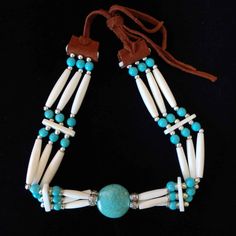 Native American Choker Necklace with turquoise Modern Native American Jewelry, Indigenous Necklace, Native Necklaces, Native Dresses, Vampire Oc, Native Necklace, Beadwork Jewelry, Hee Haw, Turquoise Choker