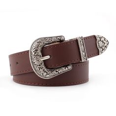 Gender:Women's,Men's; Style:Casual,Formal,Cowboy; Occasion:Party,Daily,Work; Listing Date:06/15/2022; Length:; Width:; Belt Material:PU Leather; Decor:Eyelet; Buckle Material:Metal Bucke; Type:PU Buckle Belt Megan Costume, Belts And Buckles, Cowgirl Belts, Magazine Shoot, Outfit Ideas 2024, Leather Belt Buckle, Cowboy Belt, Estilo Country, Coffee Fashion