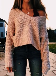 Vsco Outfit, Teenage Outfits, Pullover Mode, Vogue Knitting, Cute Winter Outfits, Teenager Outfits, Cute Fall Outfits