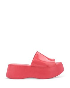 Melissa Women's Becky Scented Platform Slide Sandals Platform Slide Sandals, Platform Slides, Dark Pink, Slide Sandals, Shoes Sandals, Pick Up, In Store, Buy Online, Loafers