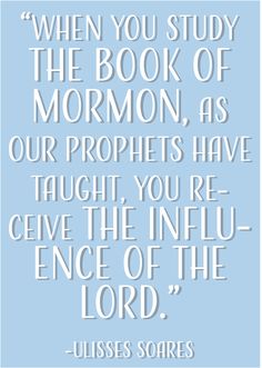 a quote from ulysses soaress about the book of mormon