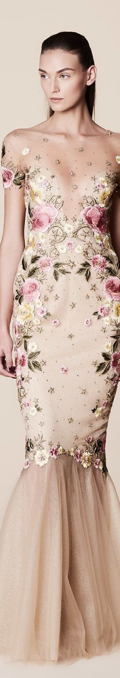 Marchesa Notte ♥ Ellie Saab, Dress Couture, Formal Gown, Floral Fashion, Marchesa, Fashion 2017, Spring 2017