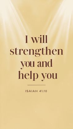 Healing Verses – I Will Strengthen You and Help You God Words, Gods Quotes, Healing Verses, Bible Verse Background, Mom Needs, I Love You God, God Heals, Powerful Bible Verses, Healing Scriptures