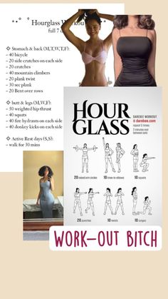 Food For Hourglass Shape, Exercises To Make Your But Bigger, Pilates Hourglass Workout, Full Body Workout Plan, Full Body Workout Routine, All Body Workout