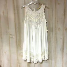 Nwt Altar’d State White Lacey Sleeveless Dress With Sheer Back And Pearl Buttons, Sz M Features: Lace Hem And Bodice Nwt Fully Lined Pearl Buttons In Back Msrp: $79.95 Measurements In Inches: Shoulder To Shoulder: 12 Armpit To Armpit: 19 Waist: 52 Hip: 56 Length: 36 White Sleeveless Lace Dress With Lace Trim, White Lace Sleeveless Dress With Lace Trim, Sleeveless Lace Sundress For Summer, Sleeveless Lace Sundress With Lace Trim, Fitted Sleeveless Lace Sundress, Fitted Lace Sleeveless Sundress, Sleeveless Lace Mini Dress For Daywear, Sleeveless Mini Sundress With Lace Trim, Sleeveless Lace Trim Mini Spring Dress