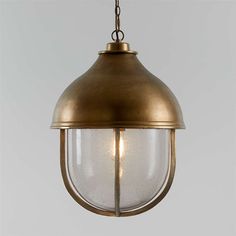 North Large Brass Cage Pendant Light by Leanne Ford + Reviews | Crate & Barrel Lights Over Island, Milk Glass Pendant Light, Cage Pendant Light, Cage Light, Lantern Chandelier, Dome Pendant Lighting, Kitchen Light, Brass Pendant Light, Kitchen Pendants