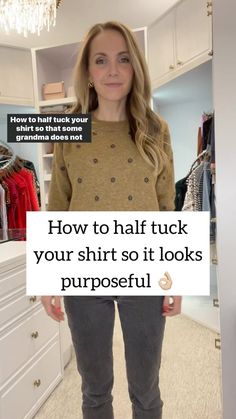 Tucked In Shirt Outfit, Shirt Tucked Into Jeans, Tuck Your Shirt, How To Wear Shirt, French Tuck, Fall Winter Hair Color, Dark Fall, Latest Short Hairstyles, Trendy Short Haircuts