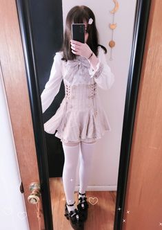 Ryosangata Outfit, Jirai Fashion, Ryousangata Fashion, Kei Outfits, Soft Clothes, Photo Idea