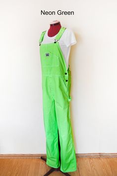 "Custom Dyed Bib Overalls. PLEASE LOOK OVER THE DETAILS AND MEASUREMENTS LISTED BELOW BEFORE ORDERING! THANK YOU! Rugged Blue Brand 100% Cotton Bib Overall Pants - Dyed per request of customer color. This listing is a custom request. You choose the size and color. I will acquire the Cotton Painters Bib to be dyed in the color of your choosing. The bib overalls will be a NEW pair of Painters Overalls with cotton straps. Please allow 1 week to complete the process. I have multiple sizes in stock a Painters Overalls, Green Overalls, Overall Pants, Overalls Men, Green Aqua, Bib Overalls, Green Outfit, Short Waist, How To Dye Fabric