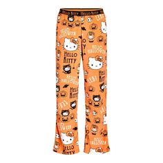 Hello Kitty Womens Halloween Velour Sleep Pant With Pockets Medium 8-10 Orange New With Tags Cute And Cuddly With A Side Of Spookyit’s Hello Kitty’s Velour Halloween Sleep Pants. A Dreamy Choice At The End Of The Day When You’re Ready To Relax, These Sleep Pants Are Crafted In A Super-Plush, Ultra-Soft Velour, Offer Pull-On Ease, A Loose, Relaxed Fit And Side Pockets For The Win! The Allover Print Features A Fun Halloween Theme That’s All Treats And No Tricks. A Superb Pick For Any Hello Kitty F Hello Kitty Plush Pj Pants, Spiderweb Pumpkin, Jack O Lantern Witch, Kuromi Clothes, Pumpkin Jack O Lantern, Tiktok Famous, Friends Holiday, Hello Kitty Halloween, Sugar Thrillz