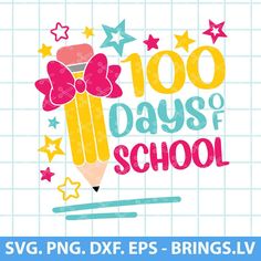 100 days of school svg file