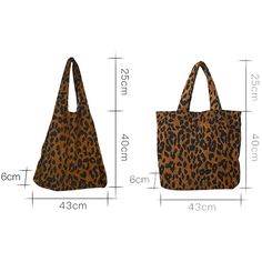 SPECIFICATIONSBrand Name: dawndessloHandbags Type: Shoulder BagsTypes of bags: Shoulder & HandbagsMain Material: CorduroyLining Material: POLYESTERShape: Casual TotePlace Of Origin: HE BEI ProvincePlace Of Origin: HE BEI ?ProvinceOrigin: Mainland ChinaCN: HubeiHardness: SOFTPattern Type: LEOPARDInterior: No PocketDecoration: noneExterior: noneOccasion: VersatileClosure Type: OPENGender: WOMENStyle: CasualNumber of Handles/Straps: two Trendy Brown Canvas Satchel, Trendy Handheld Canvas Bag For Errands, Trendy Brown Canvas Bag For Errands, Casual Brown Canvas Bag For Daily Use, Large Rectangular Trendy Bag, Large Casual Canvas Shopping Bag, Trendy Canvas Bag For Shopping, Trendy Brown Canvas Bag With Large Capacity, Trendy Large Shopping Bag