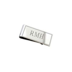 This elegant money clip will go perfect with all those green bills. genuine polished sterling silver can be personalized with up to 3 block letters engraved free of charge made in America Silver Bifold Wallet For Formal Occasions, Classic Silver Wallet For Formal Occasions, Elegant Silver Card Holder With Card Slots, Classic Personalized Wallets, Elegant Silver Rectangular Card Holder, Classic Formal Monogram Wallet, Classic Silver Card Holder For Formal Occasions, Silver Classic Card Holder For Formal Occasions, Silver Rectangular Wallets For Formal Occasions