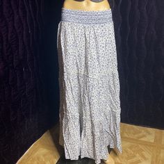 Msrp $76 Pastel Boho Smocked Waist Maxi Skirt French Navy Size Xs #477 The Package Includes: 1 Skirt ( Not The Top) Please Look At The Pictures The Pictures Are Not Professional Pictures Please See Listed Pictures For Full Details. Sold As Is. Comes As Is With What You See Pictures. What You See In The Picture Is What You Will Get. Reasonable Offers Are Always Welcome! Bundle And Save On Shipping. Pastel Skirts, Maxi Skirt Winter, Maxi Skirt Fall, Bohemian Maxi Skirt, Pastel Boho, Maxi Pencil Skirt, Flare Maxi Skirt, Long Floral Skirt, Modest Maxi