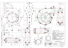 an architectural drawing shows the various parts in which it is built