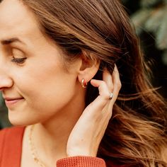 These ethical gold hoop earrings are a must-have for your jewelry collection. Universally flattering, these are the best gold hoop earrings for any occasion and they will quickly become an everyday accessory staple. Now available in silver! Details: Size: 16mm Post Material: stainless steel, nickel free Hoop Material: stainless steel with 14k gold plating Your purchase promotes living wage jobs, innovation, and entrepreneurship. All profit from the sale of these earrings is donated to stop human Hypoallergenic Hoop Huggie Earrings For Everyday, Silver 14k Gold Filled Hoop Earrings For Everyday, Hypoallergenic Hoop Huggie Earrings, Everyday Hypoallergenic Hoop Huggie Earrings, Dainty Hypoallergenic Hoop Earrings For Everyday, Everyday Silver 14k Gold Filled Hoop Earrings, Dainty Huggie Hoop Earrings Nickel Free, Everyday Rose Gold Tarnish Resistant Hoop Earrings, Everyday Tarnish Resistant Rose Gold Hoop Earrings