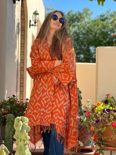 This boiled wool kimono coat is perfect for any situation. As autumn and winter weather approach, this piece is extremely soft, super lightweight, and wonderfully fun to wear over just about anything! The best part about it is that it goes over all of our PAX dress silhouettes. It flatters every figure and every height. To top it all off, you can wear it on whichever side you prefer, feel free to snip off the tag to add even more options to your wardrobe! For some context, the use of boiled wool Oversized Long Sleeve Winter Robe, Fall Outerwear With Kimono Sleeves In One Size, Oversized Wrap Kimono For Fall, One Size Fall Outerwear With Kimono Sleeves, Oversized Wool Shawl Outerwear, One-size Fall Shawl Kimono, Bohemian Wool Shawl Outerwear, Fall Season Shawl Kimono One Size, Fall Shawl Kimono One Size