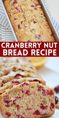 this cranberry nut bread recipe is delicious and easy to make it's perfect for breakfast