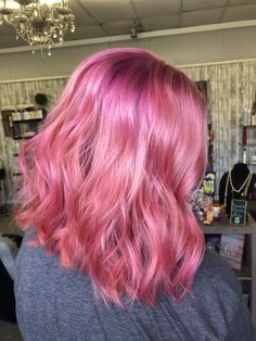 Pink Highlighted Hair, Cool Pink Hair, Pink Hair Inspiration, Short Pink Hair, Dyed Hair Pastel, Dyed Hair Blue, Dyed Hair Purple