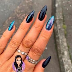 Shimmer Nail Art, Shimmer Nails, Kutek Disney, Nail Shimmer, Pointed Nails, Acrylic Coffin, Pretty Nail Art, Get Nails