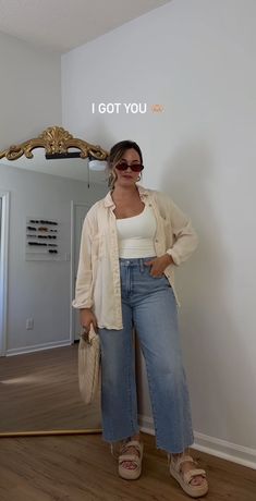 Style Inspiration Big Bust, Mid Size Semi Formal Outfits, Europe Travel Outfits Spring Plus Size, Outfit Ideas Large Size, Classy Everyday Outfits Plus Size, Medium Size Outfits Aesthetic, Curvy Mid Size Outfits, Light Wash Jeans Outfit Work, Style For Medium Size Women