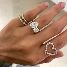 Hello lover girls–meet the next icon in your stack: the Little Posie Charlie Cloud® Floating Diamond Heart Ring. It’s our founder’s personal favorite style for a reason. The classic heart diamond ring goes with everything and gives even casual looks an instant lift. Plus, who doesn’t love more diamonds? Metal: 14k White Gold / 14k Yellow Gold / 14k Rose Gold16 Round Brilliant Cut Natural Diamonds: Approx. 0.56 ctwF/G Color and VS1 Clarity DiamondsDiamonds featured on the heartBand Width: 2mm Brilliant Cut Diamond Heart Ring, Diamond White Heart Ring With Vvs Clarity, Diamond Heart Ring With Single Diamond, Single Diamond Jewelry For Proposal, Vvs Clarity Diamond Heart Ring, Diamond Ring With Vs Clarity For Valentine's Day, Heart Cut Rings With Diamond Accents, Heart Ring With Prong Setting And Round Cut, Fine Jewelry Vvs Clarity Heart Ring For Proposal