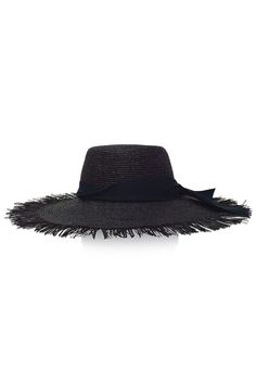 GIGI BURRIS MILLINERY-Astrid Panama Straw Hat - Black- Marissa Collections, Clothing Size Chart, Spring Collection, Lady Gaga, Straw Hat, Rihanna, Floppy Hat, The United States, Panama